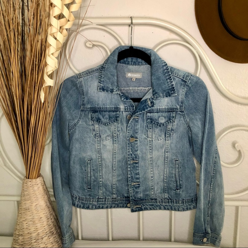 TRACTR | Jacket | Light Wash Kids/Jr jacket